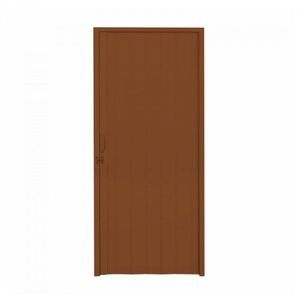 Porta Sanfonada Pvc Polifort 210cmx60cm Mogno