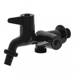 Torneira para Tanque E Máquina de Lavar Abs 1/4 de Volta Dn15 1134ihk Japi Preto