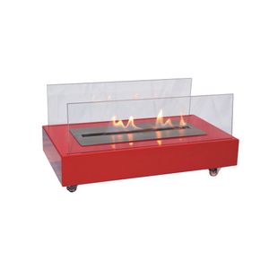 Lareira Eco a Álcool 92º Queimador 40cm Vermelho Classe A