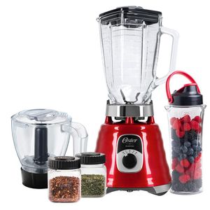 Kit New Osterizer Vermelho Liquidificador E Acessórios 127V
