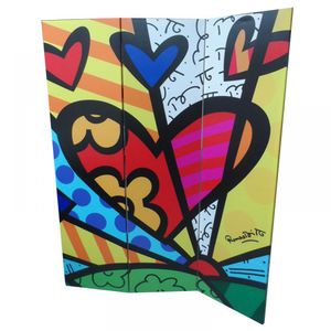 Biombo Romero Britto New Day - Canvas Trevisan Concept