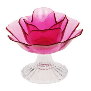 Castiçal Flor Rosa 12x16x16 cm Trevisan Concept