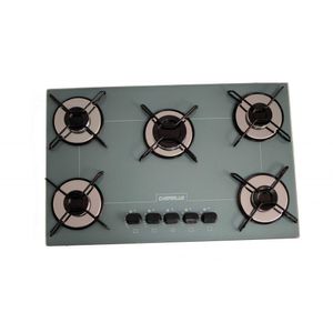 Fogão Cooktop 5 Bocas Ultra Chama Prata