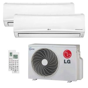 Ar Condicionado Multi Split Inverter Lg 18K Btus (1x Evap 9k + 1x Evap 12k) Q/F 220V
