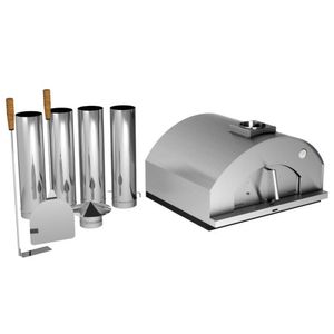 Forno de Pizza Napoli Gourmet a Lenha Inox
