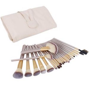 Kit Pinceis Maquiagem 24 Peças com Estojo 910 Lorben
