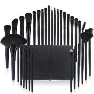 Kit Pinceis Maquiagem Profissional 32 Peças Com Estojo