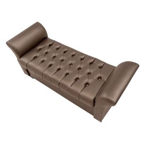 Puff Baú Decorativo com Egeo 1,40 Marrom
