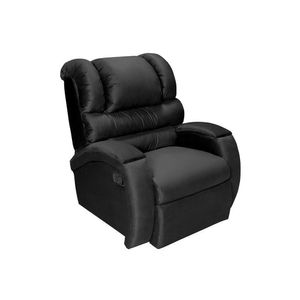 Poltrona Do Papai Imperial Reclinável Veludo Preto