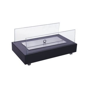 Lareira Ecológica a Álcool 92° em Aço Carbono Colors Preto