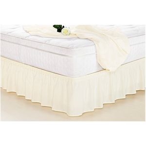 Saia Ajustável para Cama Box Casal King Renata Palha