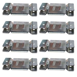 8 Pares De Conector De Encaixe Para Móveis Painel Zincado