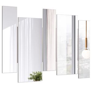 Espelho Decorativo Com Moldura Off White Isadora N01