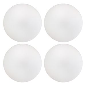 Kit 04 Assentos Redondo Branco 35 Cm