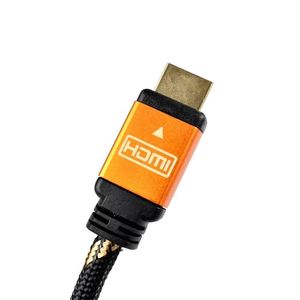Cabo Hdmi Evus3,0m V2.0 4k Ouro M/ M C-050 6,5mm