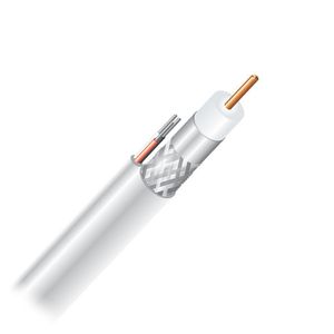 Cabo Coaxial Cabletech Std-40+tp3 Branco Bobina 305m