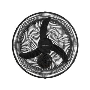 Ventilador De Parede Ventisol Oscilante New 50cm Preto 127v