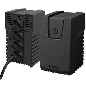 Estabilizador Ts Shara Powerest 300va Mono 220v - 9119 Preto 220 Volts