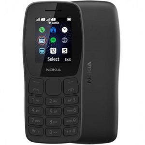 Celular Nokia 105 Rádio Fm Preto - Nk093