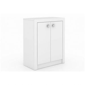Balcão Para Escritório 2 Portas Branco