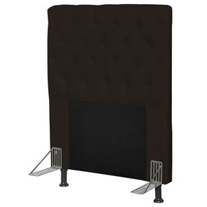 Cabeceira Cama Box Solteiro 90cm Cristal Corino Branco