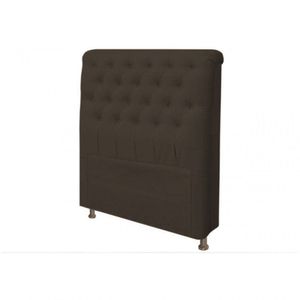 Cabeceira Paris Box Solteiro 90cm Corino corino Marrom
