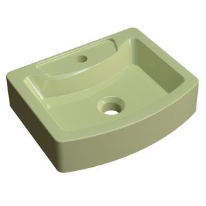 Cuba Pia De Apoio Retangular Aria Verde Acqua