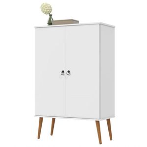 Sapateira Multiuso Spazio 02 Portas Branco Patrimar Móveis