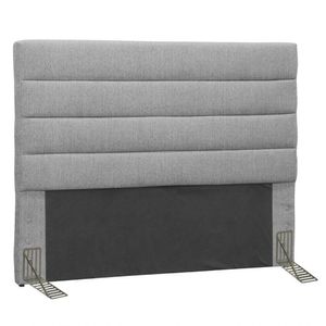Cabeceira Casal King 195cm Linho Cinza D´monegatto