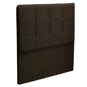 Cabeceira Cama Box Casal King 195cm London chocolate