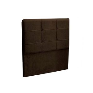 Cabeceira Solteiro Cama Box 90 Cm London Chocolate - Js Móveis