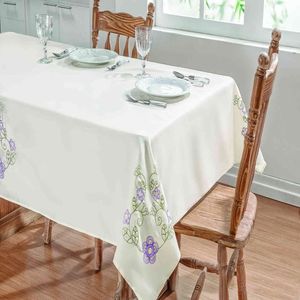 Toalha de Mesa Retangular 6 Lugares Dália Guga Tapetes