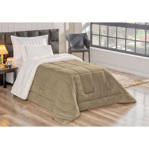 Coberdrom King Soft Areia Valle Enxovais 1 Peça