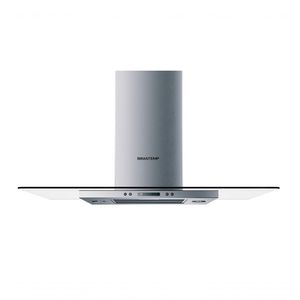 Coifa Vidro Plano Ilha 100cm Brastemp 220V BAV10AR