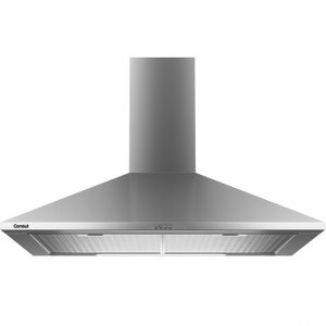 Coifa de Parede 60cm Inox Piramidal 4 Bocas com Duplo Filtro Consul 220V