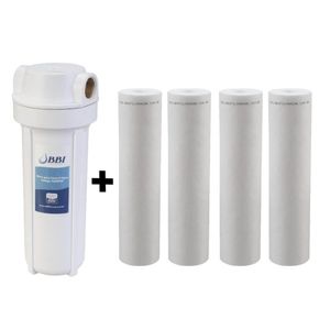 Filtro de Água para Caixa D'água Poe + 4 Refis Bbi Filtração