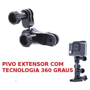 Suporte Giratório Pivot com Rotação 360° em Alumínio para