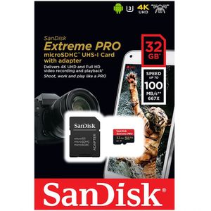 Cartão Memória Micro Sandisk Sdhc Uhs-i 32gb Extreme Pro