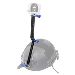 Extensor Braço em Alumínio para Câmeras de Ação GoPro Hero Sjcam Xiaomi Azul