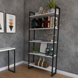 Estante Fitmobel Porto 5 Prateleiras - Branco