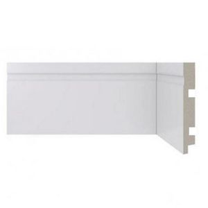 Rodapé Scandian 15mmx20cm Metro Linear - Caixa com 2,4 M - Branco