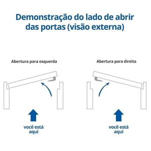 Kit Porta de Madeira Lisa Açomad Mgm 217cmx85cm Melamínico Mogno