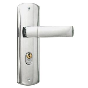 Fechadura Externa Espelho Aço 40mm Mgm Capri Cromado