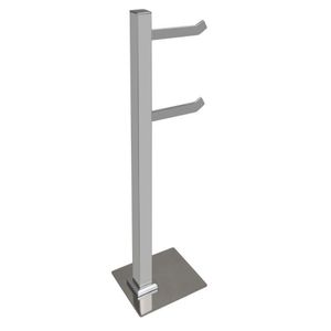 Papeleira de Chão em Inox Premium Pr4072 Ducon Metais Cromado