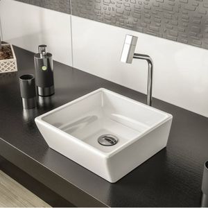 Cuba De Apoio Capri 11,5cmx35cmx35cm Japi Branco