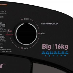 Lavadora Semiautomática 16kg Mueller Preto 127v