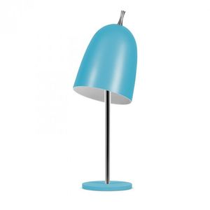Abajur Para 1 Lâmpada Oval 7735 Jd Molina Azul