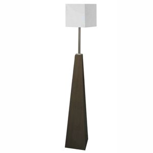 Luminária de Chão Cúpula Clássica Base Mdf 66 Jd Molina Cinza