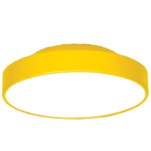 Plafon para 4 Lâmpadas Redondo 50cm 7653 Jd Molina Amarelo
