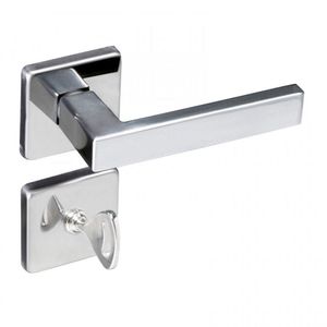 Fechadura Para Banheiro Com Roseta Quadrada Zm 409b Concept Pado